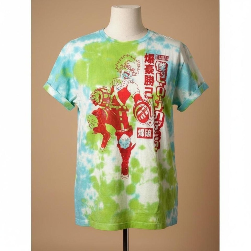 My Hero Academia Bakugo Tie Dye T-Shirt Size XL